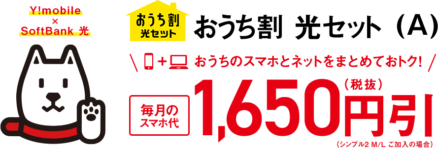 おうち割 光セット