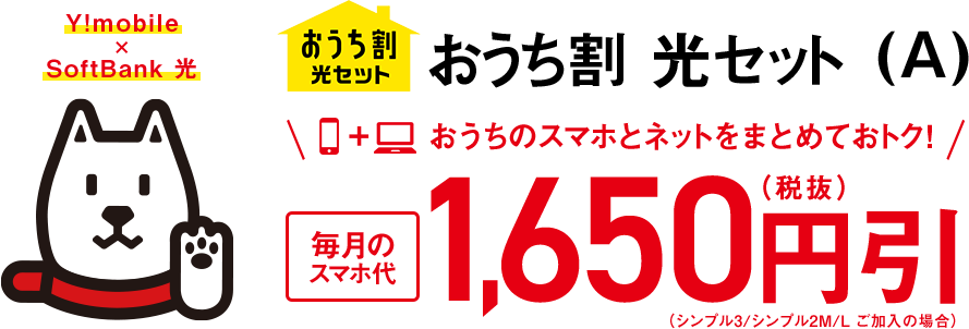 おうち割 光セット