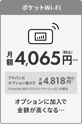 ポケット型Wi-Fi