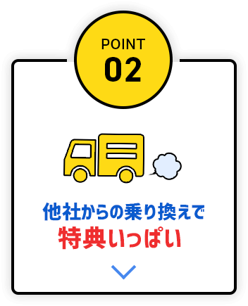 他社回線からの乗り換えで特典いっぱい