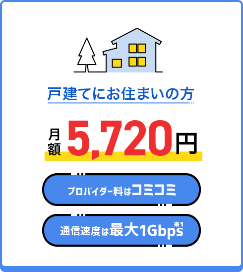 戸建てにお住まいの方