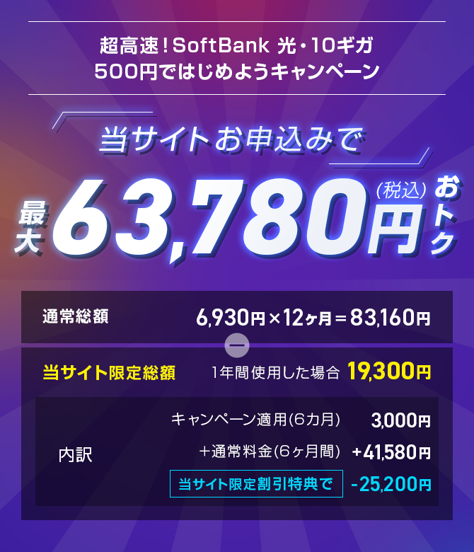 63,780円おトク